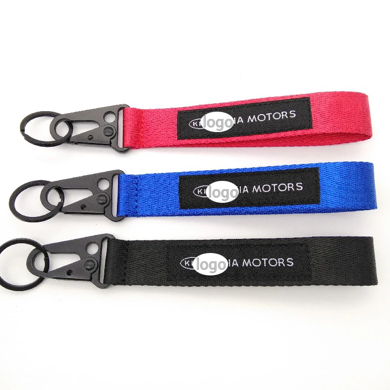 

Автомобильная эмблема, брелок, нейлоновая тканая этикетка, стандартная Пряжка для Kia Sportage Ceed Rio 3 4 Picanto K5 Motors, автомобильные аксессуары