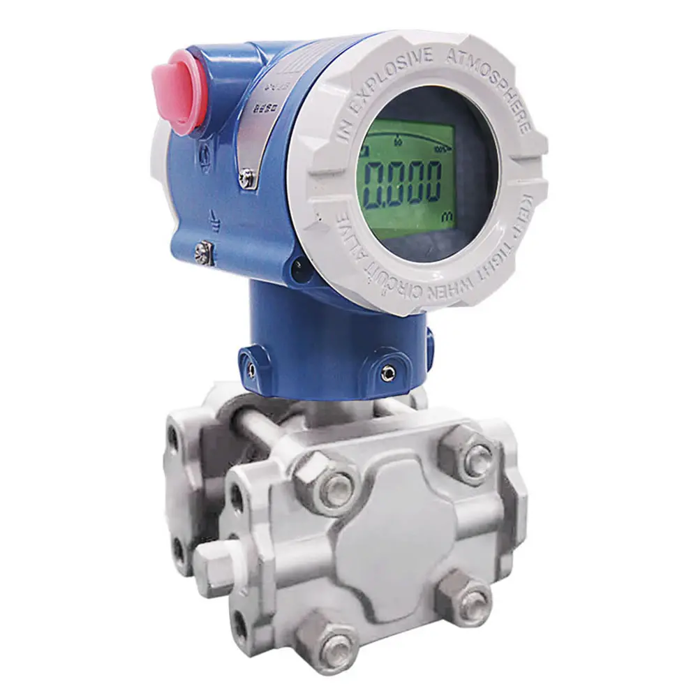 

4-20ma differential pressure transmitter with digital LCD display 0-100kpa air differential pressure transmitter