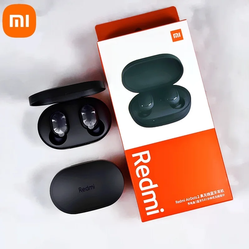 

Беспроводные наушники Xiaomi Redmi Airdots 2, Bluetooth 5,0, шумоподавление, гарнитура с микрофоном Tws, оригинальные Xiaomi Airdots