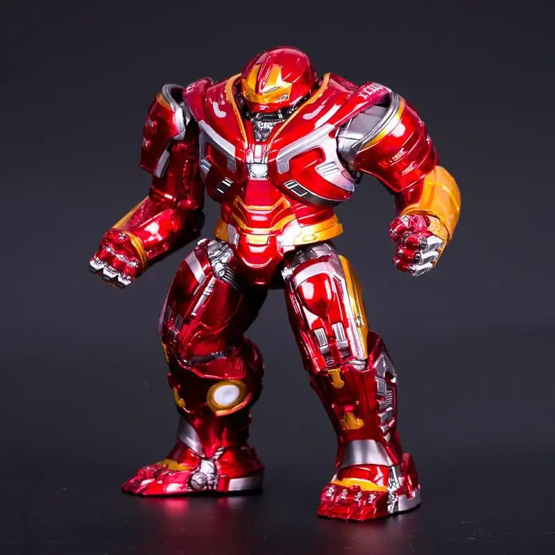 

Disney The Avengers Iron Man Glowing Anti-hulk Armor Model Super Hero Action Figure Collection For Children's Model Statue Toys