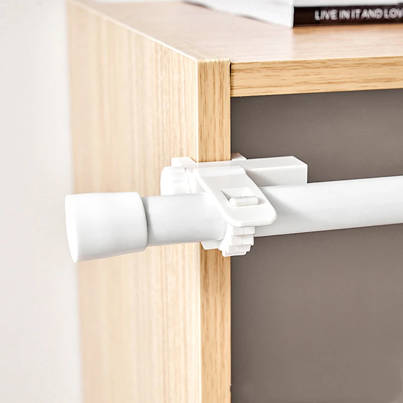 

2pcs Adjustable Crossbar Rod Support Clamp Holder Curtain Rods bracket