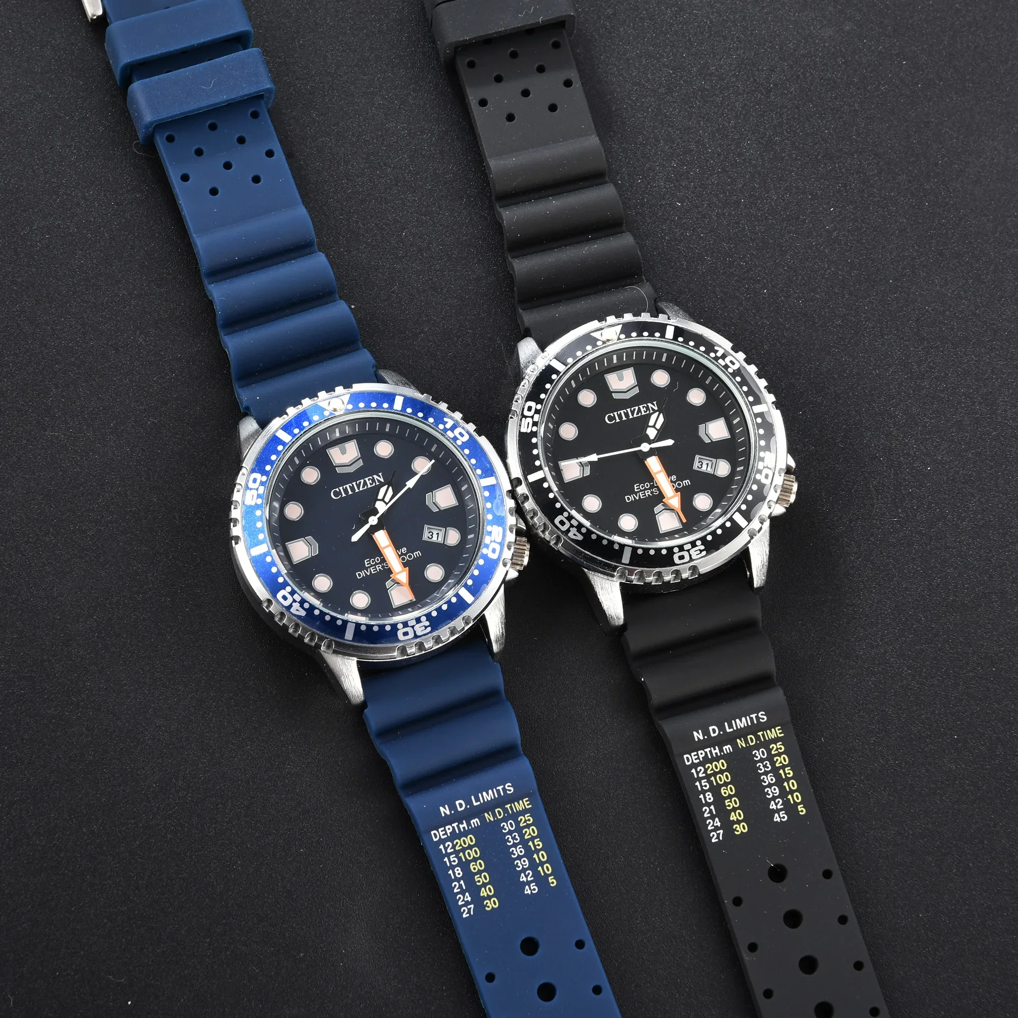 

Citizen Sports Diving Watch Silicone Nightlight Men's Watch BN0150 Eco Driven Series Black Dial Quartz Watch