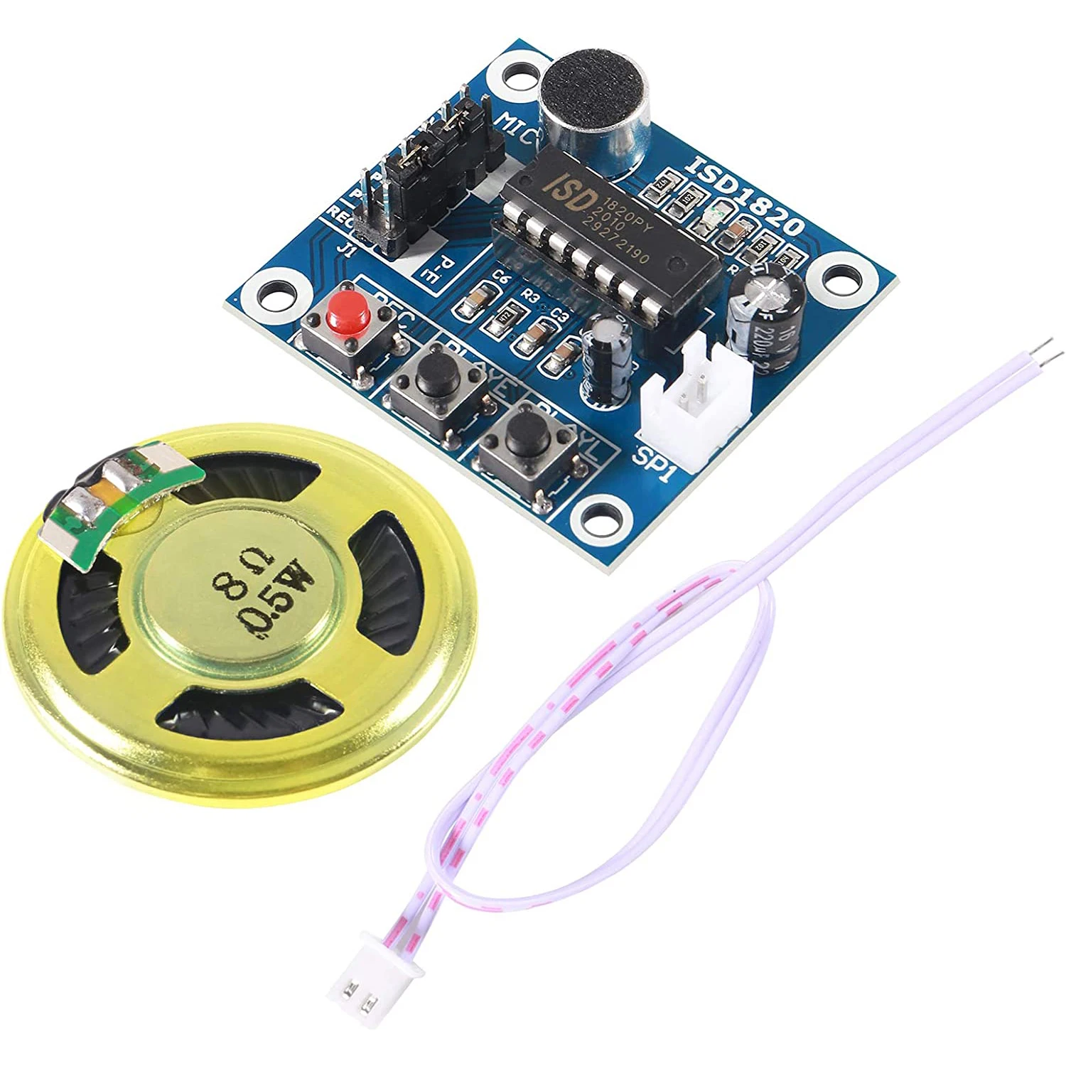 Board With Microphone Audio Loudspeaker