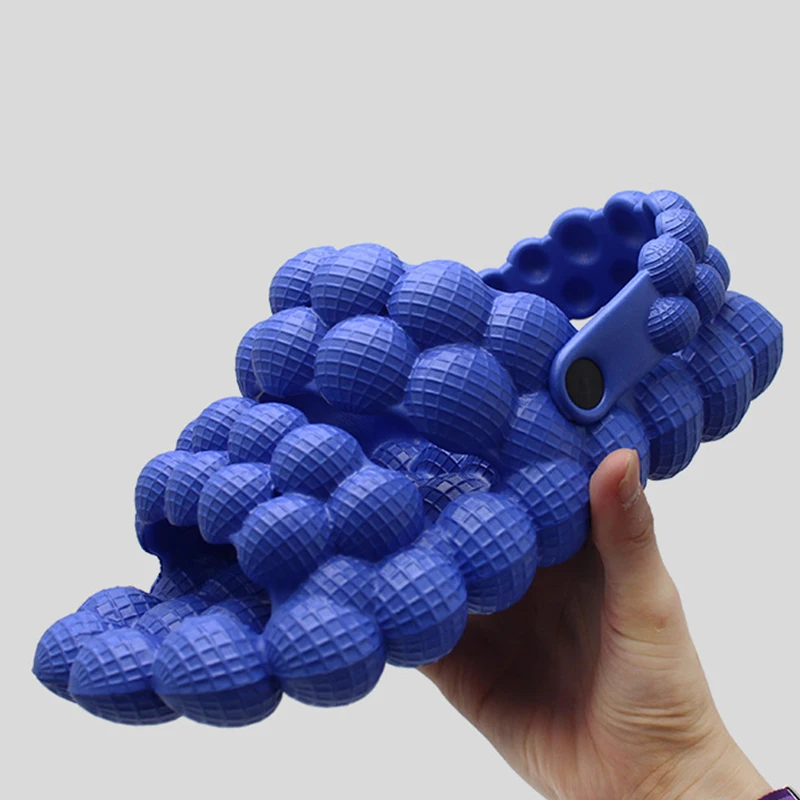 

Сандалии Mo Dou для мужчин и женщин, массажные тапки с пузырьками, Нескользящие, уличный стиль, летняя обувь унисекс