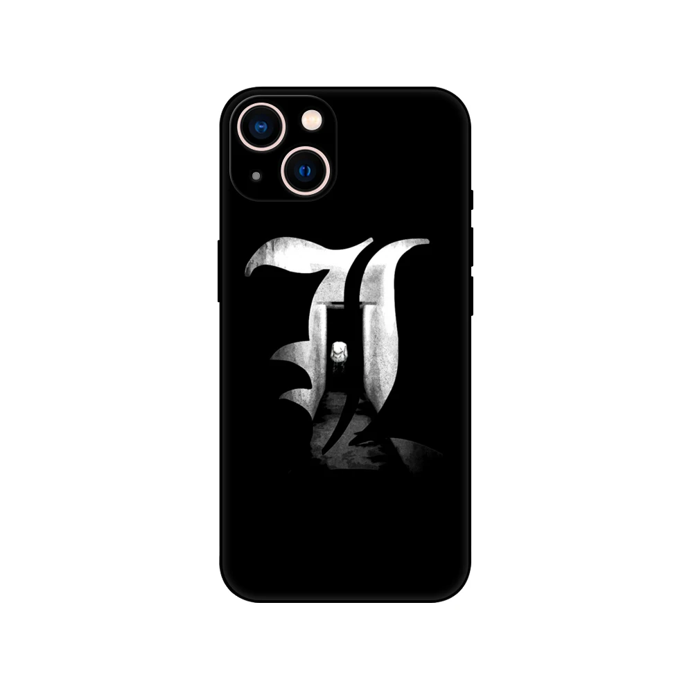 Чехол для телефона с изображением героев мультфильма Death Note черный чехол из ТПУ