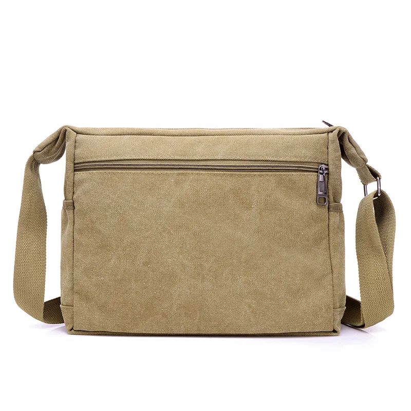 Men Canvas Shoulder Bags Casual Tote Travel Men's Crossbody Bag Luxury Messenger Bags Boy Male Fashion High Quality Handbag