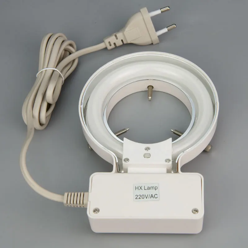 

10 Вт 220 В 110 в стерео микроскоп Флуоресцентная кольцесветильник 70 мм кольцевая лампа освещение микроскопа