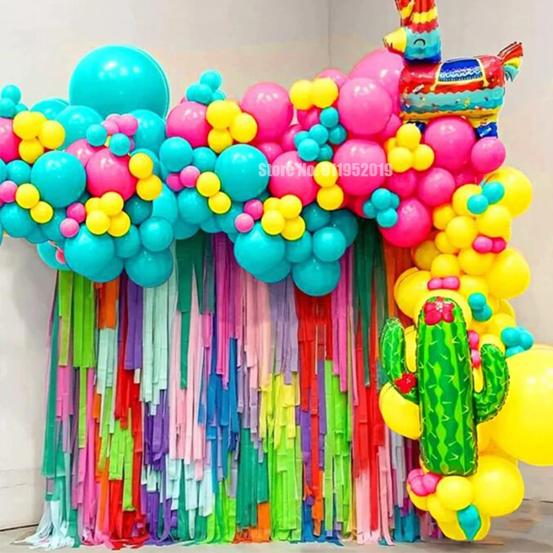 

Mexican Fiesta Cactus Party Decorations Balloon Arch Garland Kit Mexican Fiesta Theme Decor Carnival Cinco De Mayo Decorations