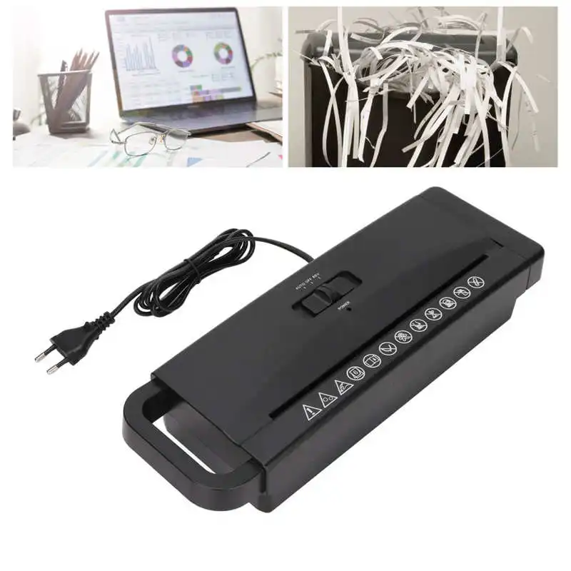 Измельчитель бумаги защита от перегрева низкий уровень шума черный измельчитель