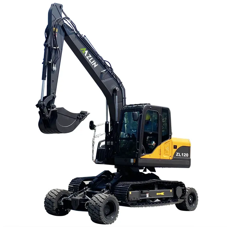 

Мини-экскаватор ZL120 со всеми хорошими деталями