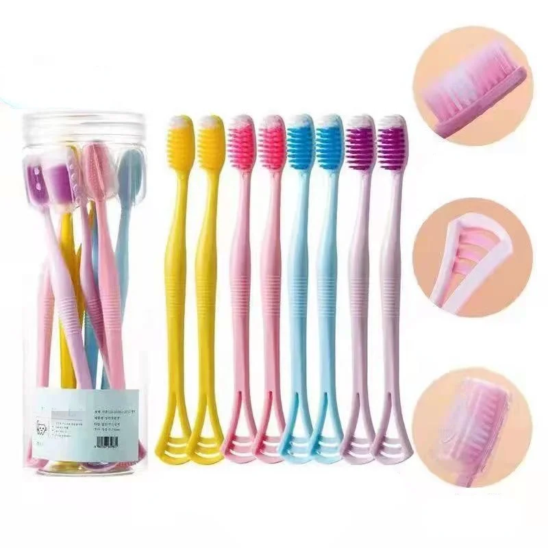 

8pcs Tongue Scraper Tongue Cleaner Tongue Toothbrush Remove Halitosis Tongue Coating Oral Care Independent Tongue Scraping Brush