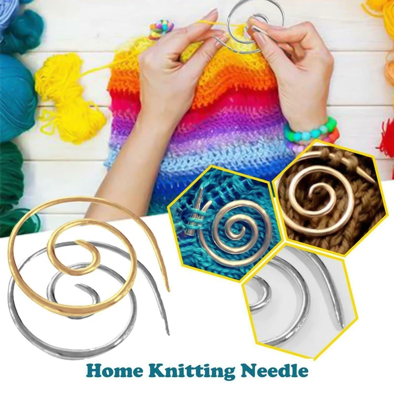 

Spiral Cable Knitting Needle Knitting Needle Household Stainless Steel Household Knitting Needle 2022 Hot Sale New Product