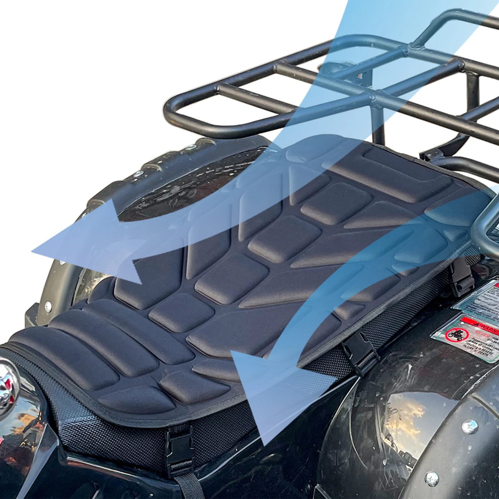 

Подушка для сиденья мотоцикла, подушка для сиденья для езды, подушка для сиденья для езды на квадроцикле, внедорожник, сиденья для езды на мо...