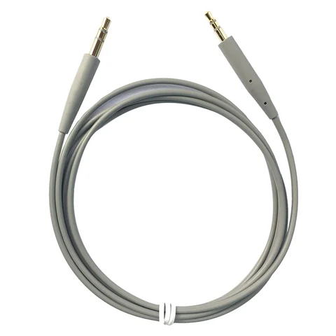 Кабель для наушников Bose QC35, кабель для наушников QC25 QC35 II QC45 Soundtrue Audio с 3,5 на, портативный кабель для записи, серый