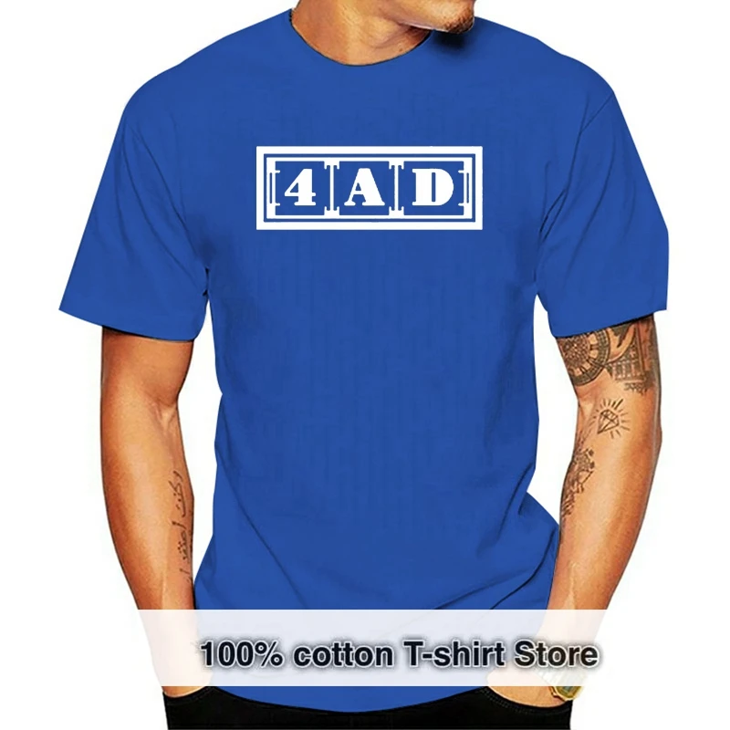 Limited !!! Neu 4Ad Record Label Logo T Shirt S-3Xl Slim Fit Tee Shirt