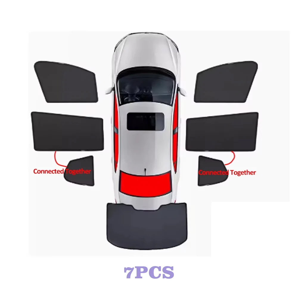 

Автомобильный сетчатый солнцезащитный козырек для BYD Sealion 7 Body Kit 07 EV 2024-2026 2025 Солнцезащитные козырьки для лобового стекла, дышащие автомобильные аксессуары