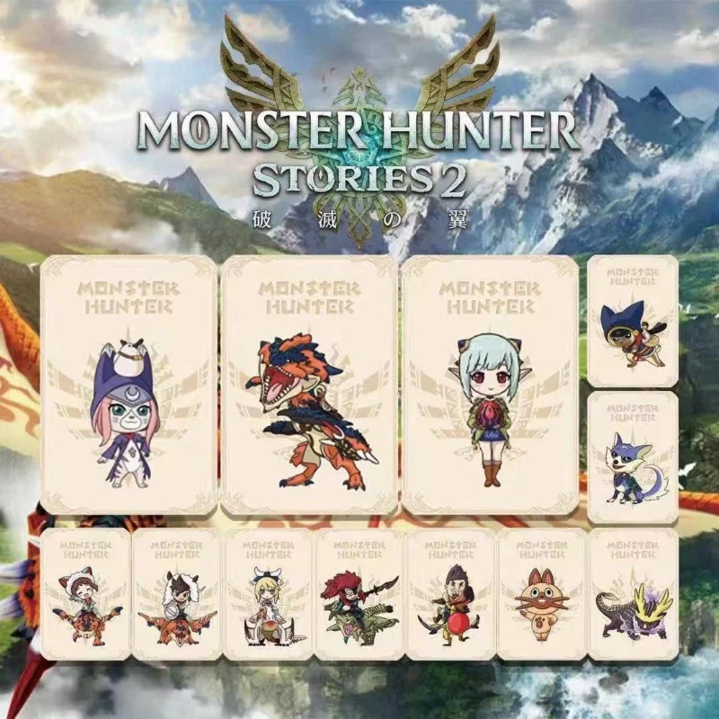 

New Switch Monster Hunter Character Language 2 Amiibo Monster Hunter Rise Dawn Amiibo Linkage Cards Birthday Gifts Free Shipping
