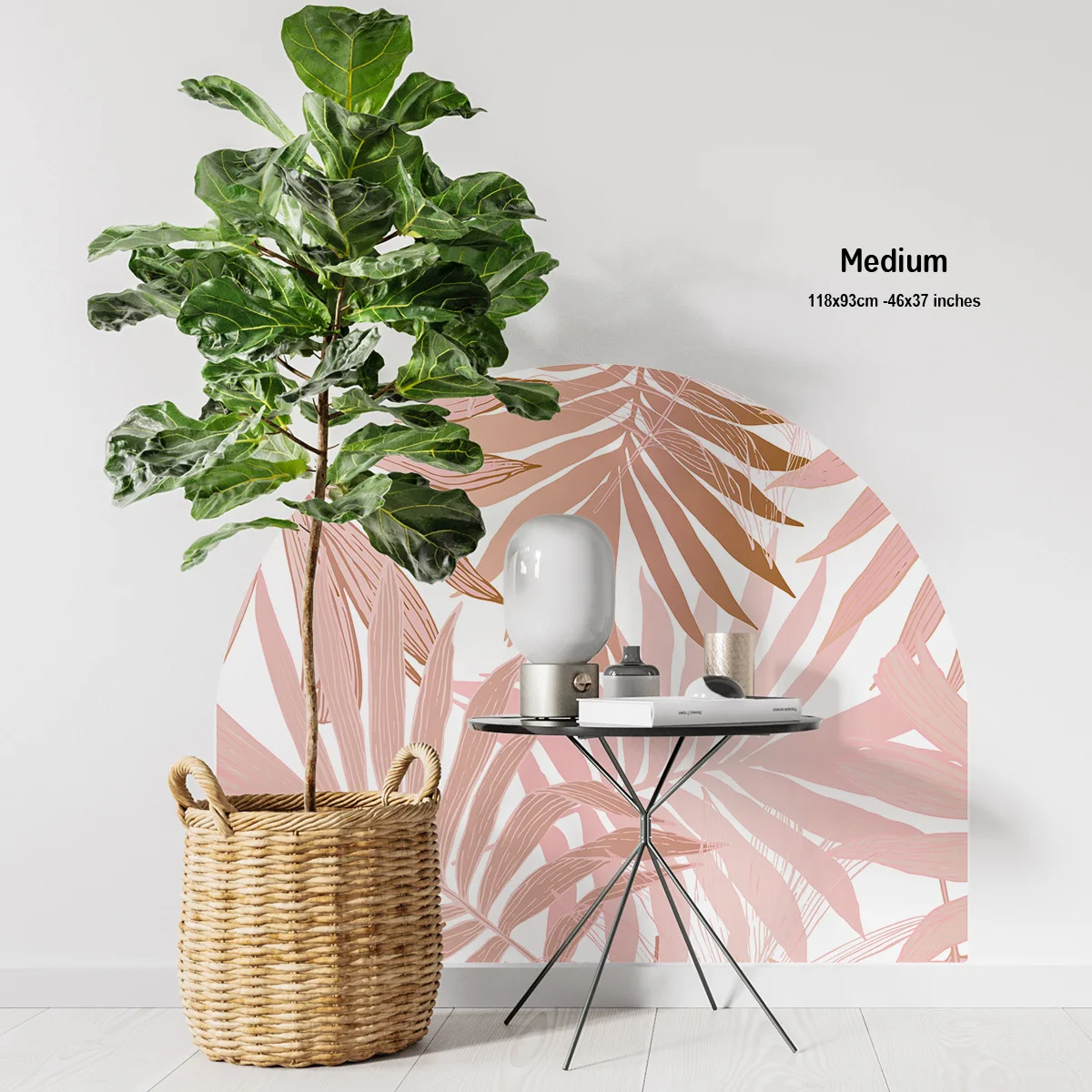 Креативная самоклеящаяся Настенная Наклейка с изображением растений в