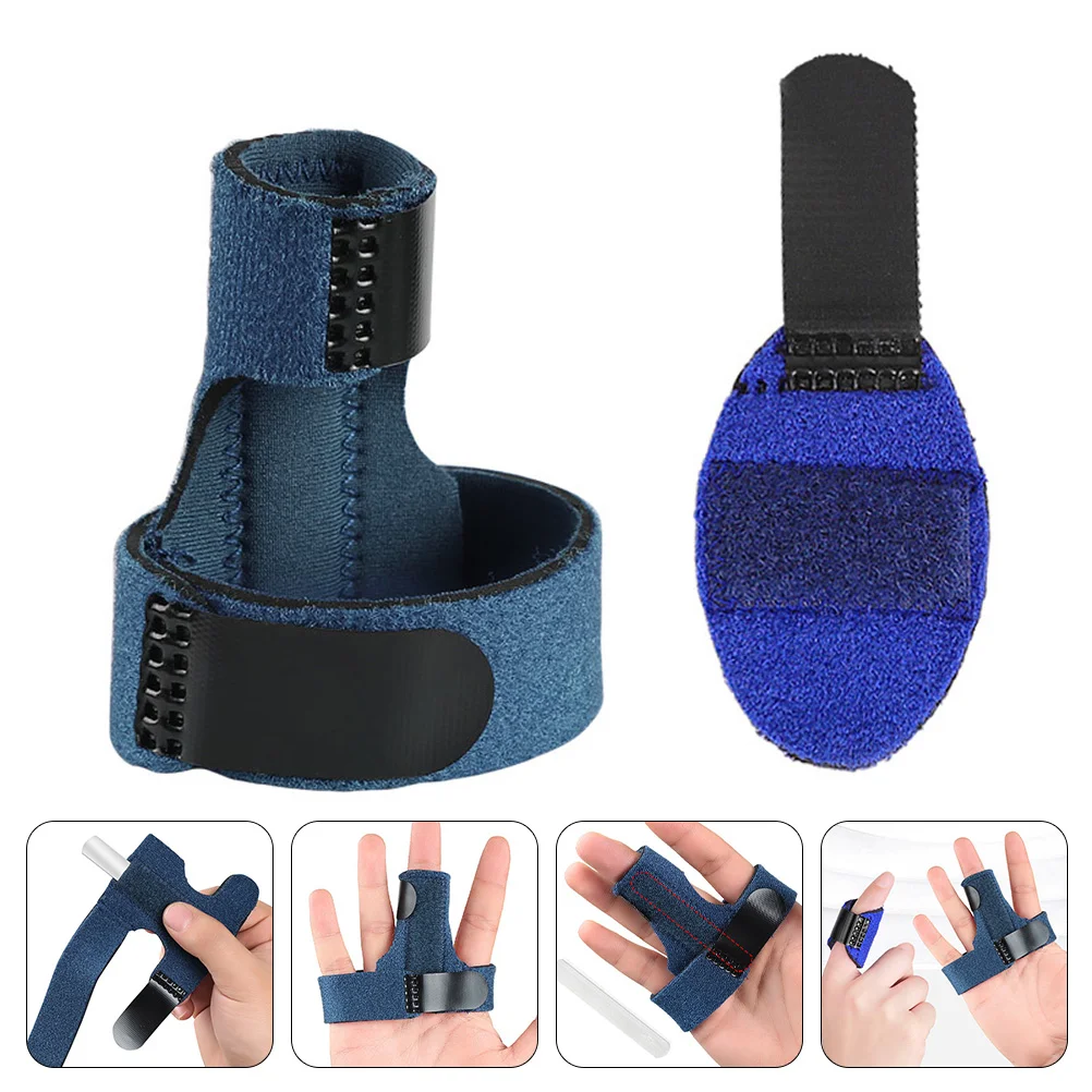 

2pcs Adjustable Finger Splints Portable Finger Splints Finger Protection Straighteners