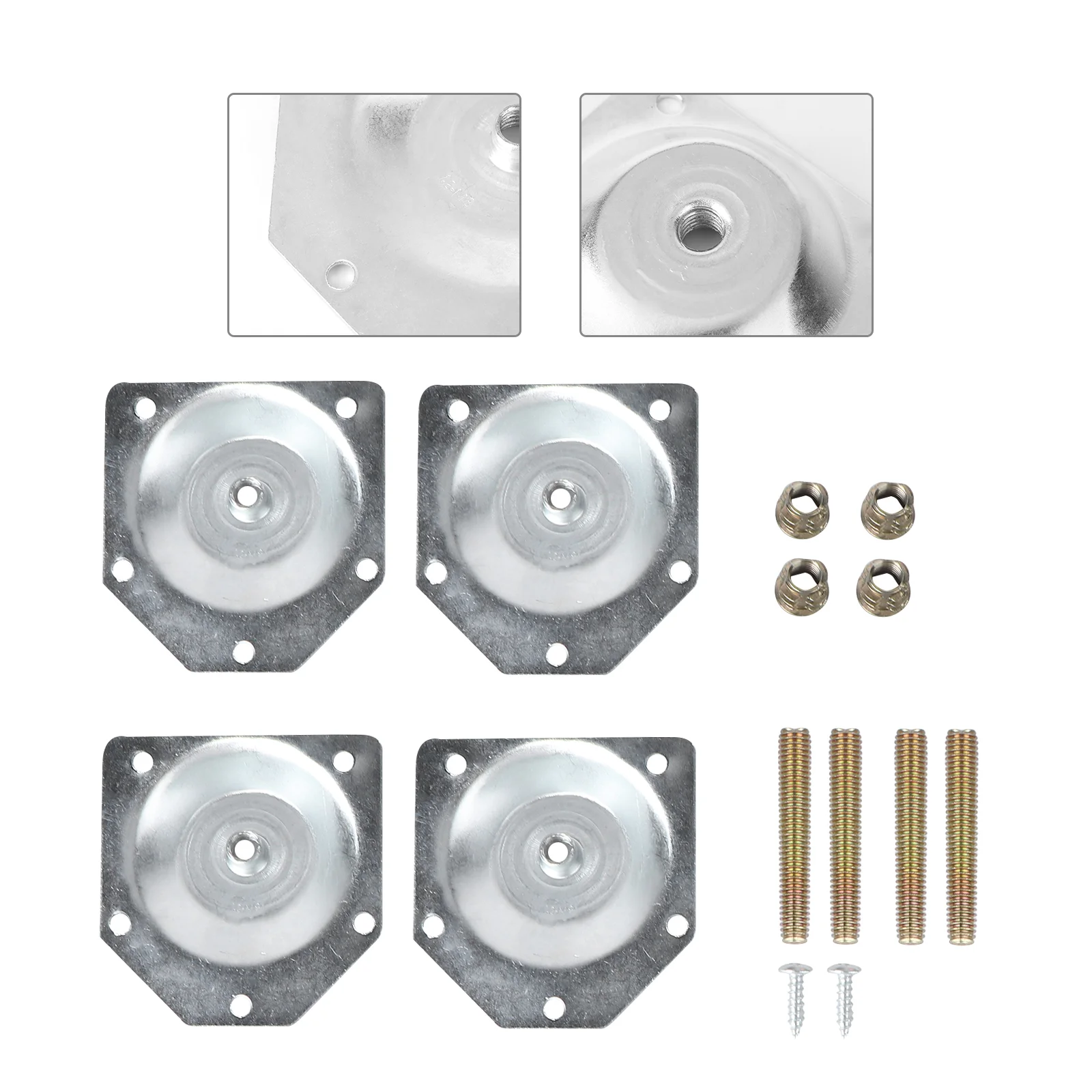 

Furniture Plate Fixing Plates Legs Mounting Seatsscrews Hanger Attachment Bolts Bracket T Homecouches Bed Cabinet Household