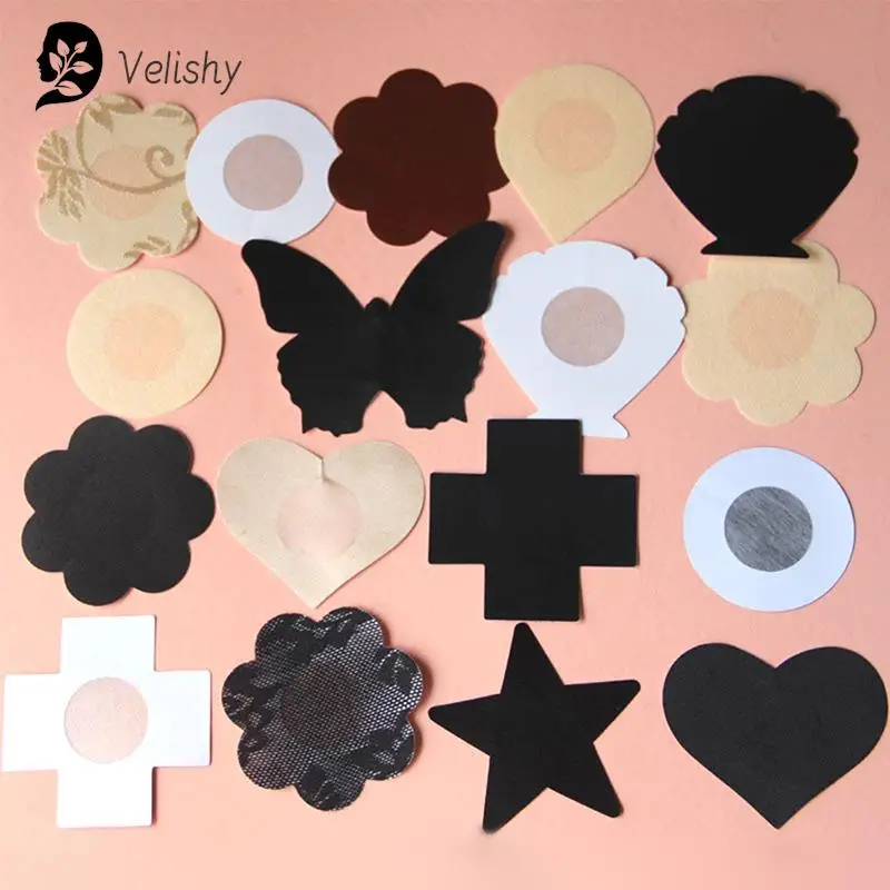 

Nipple Pasties Nipple Covers Women Adhesive Breast Invisible Boob Stickers Accessories Holiday Gift Disposable Female Sticky Bra