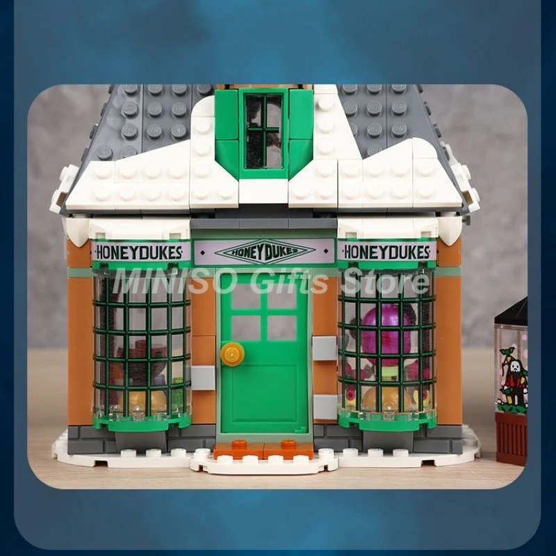 MINISO Disney Hogsmeade Bricks игра образовательный набор строительных блоков сделай сам