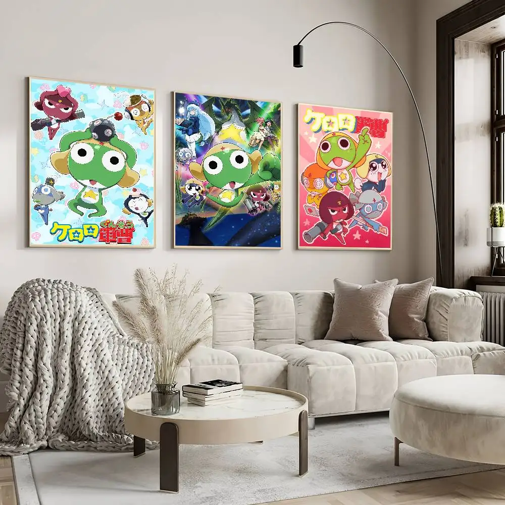 Фото Постер с изображением аниме K-Keroro, настенное искусство для декора кабинета, гостиной, уникальное украшение для дома, подарок №5