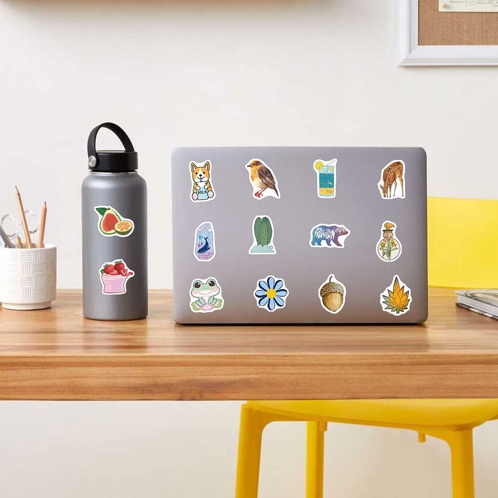 100 шт. водонепроницаемые наклейки для телефона чемодана ноутбука