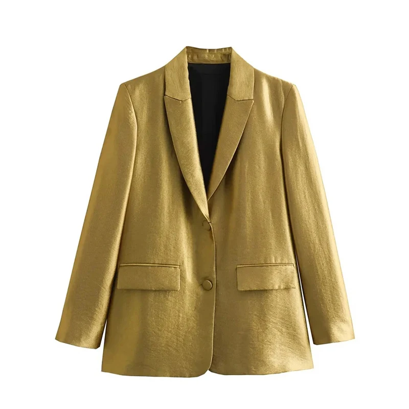 Женский однобортный пиджак Siyang с карманами куртка в винтажном стиле жилет