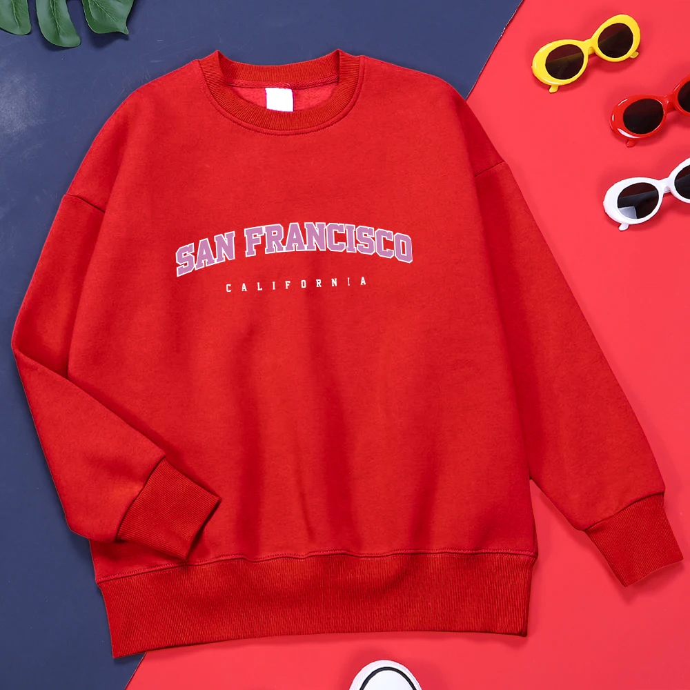 

San Francisco California Letter Men Hoodies Harajuku Vintage Clothing Fashion Loose Hoodie Comfortable Quality Clothes For Men