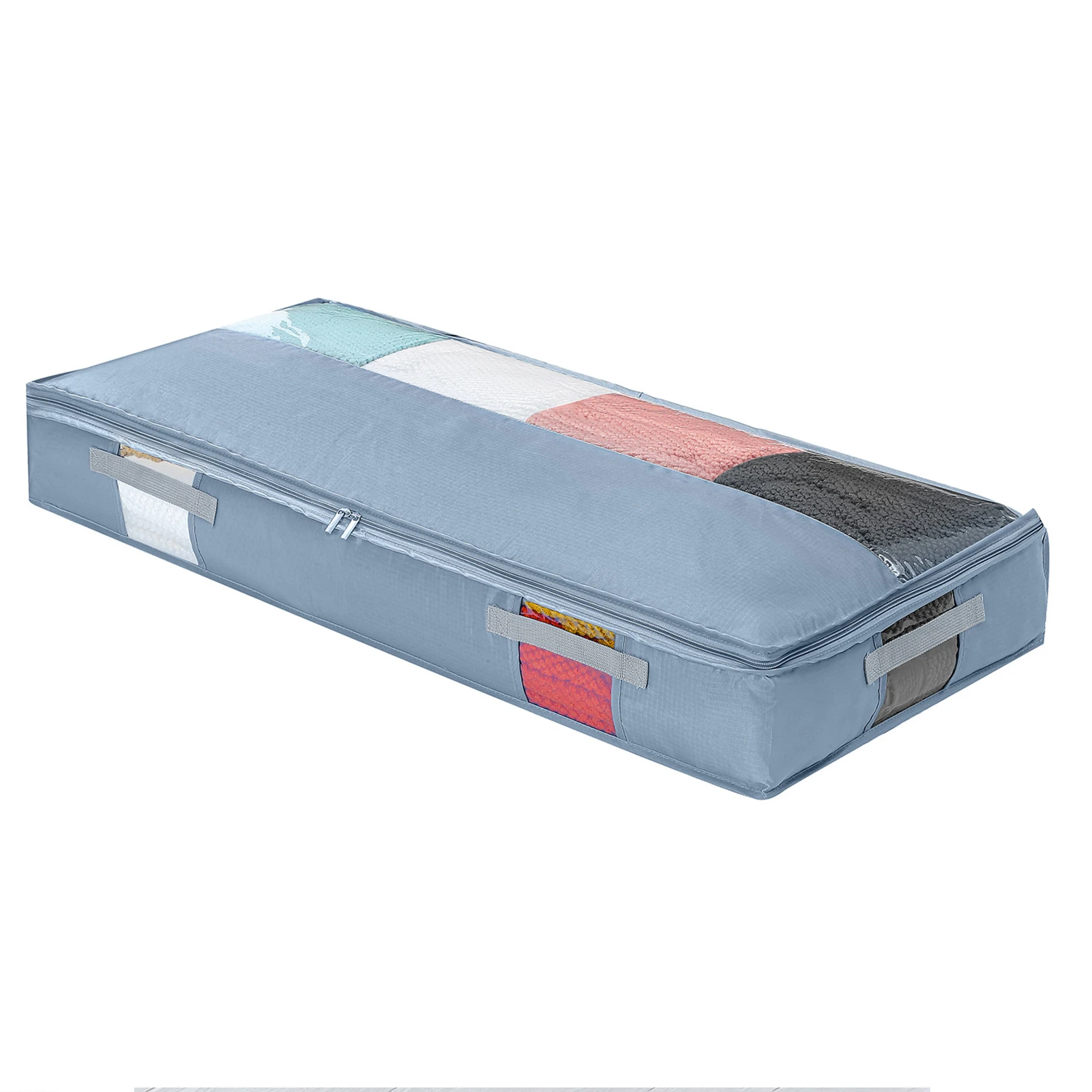 

Сверхбольшие мешки для хранения под кроватью с усиленной ручкой для пододеяльника, одеяла, одежды, постельного белья