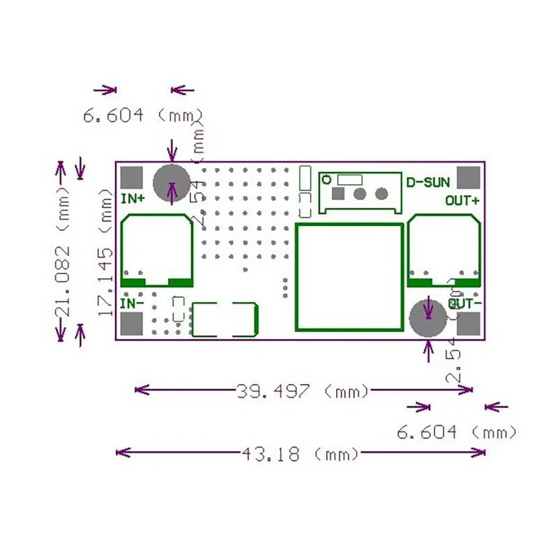 

Модуль понижающего питания PFULTR LM2596S 3A