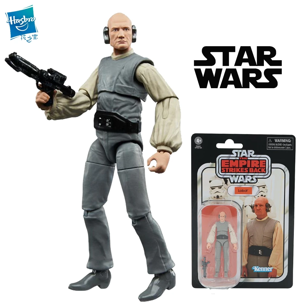 

Винтажная коллекционная игрушка Hasbro Звездные войны, Lobot, масштаб 3,75 дюйма, «Звездные войны: империя», фигурка забава, детская игрушка, подарки