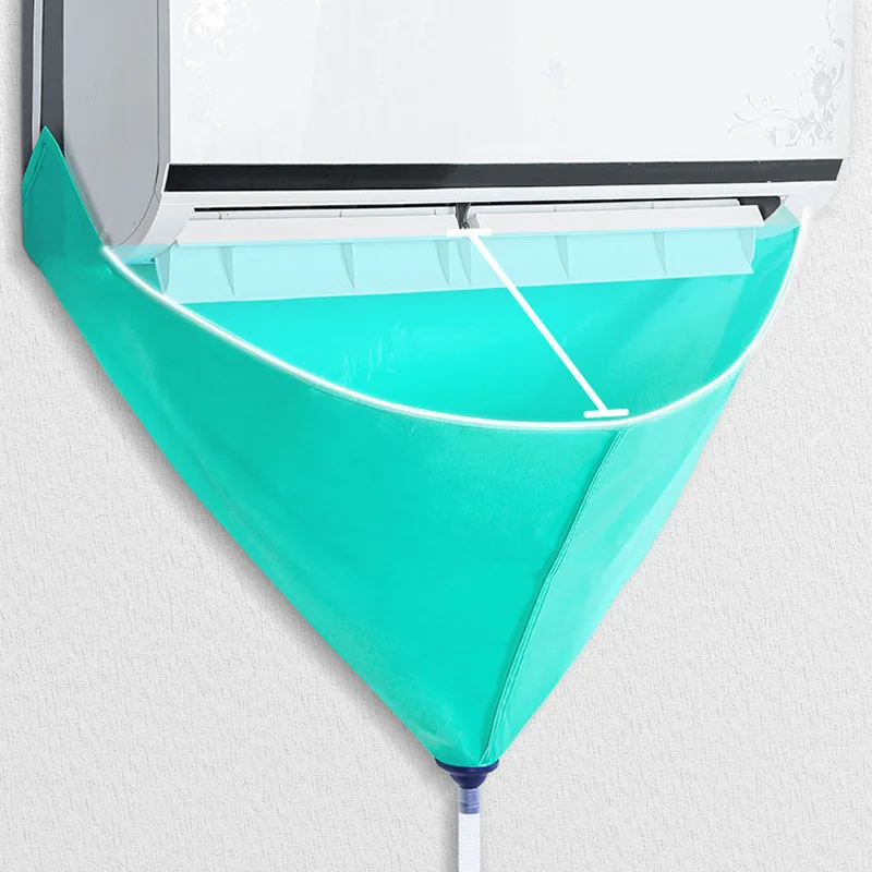 

1Set Air Conditioner Cleaning Cover Kit Clean Tool Waterproof Dust Protection Cleaning Cover Bag with Water Pipe For Household