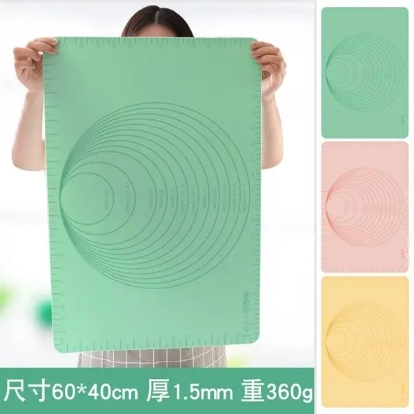

Silicone Baking Mat Pizza Dough Maker Pastry Kitchen Gadgets Cooking Tools Utensils Bakeware Kneading Accessories Lot
