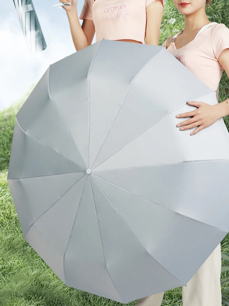 Двойной Зонт с защитой от ветра 24 к автоматический зонт дождя и солнца 105 см