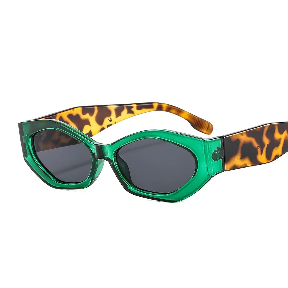 

Fashion Polygon Cat Eye Women Sunglasses Retro Colorful Oval Eyewear Shades UV400 Men Female Trending Sun Glasses 2021