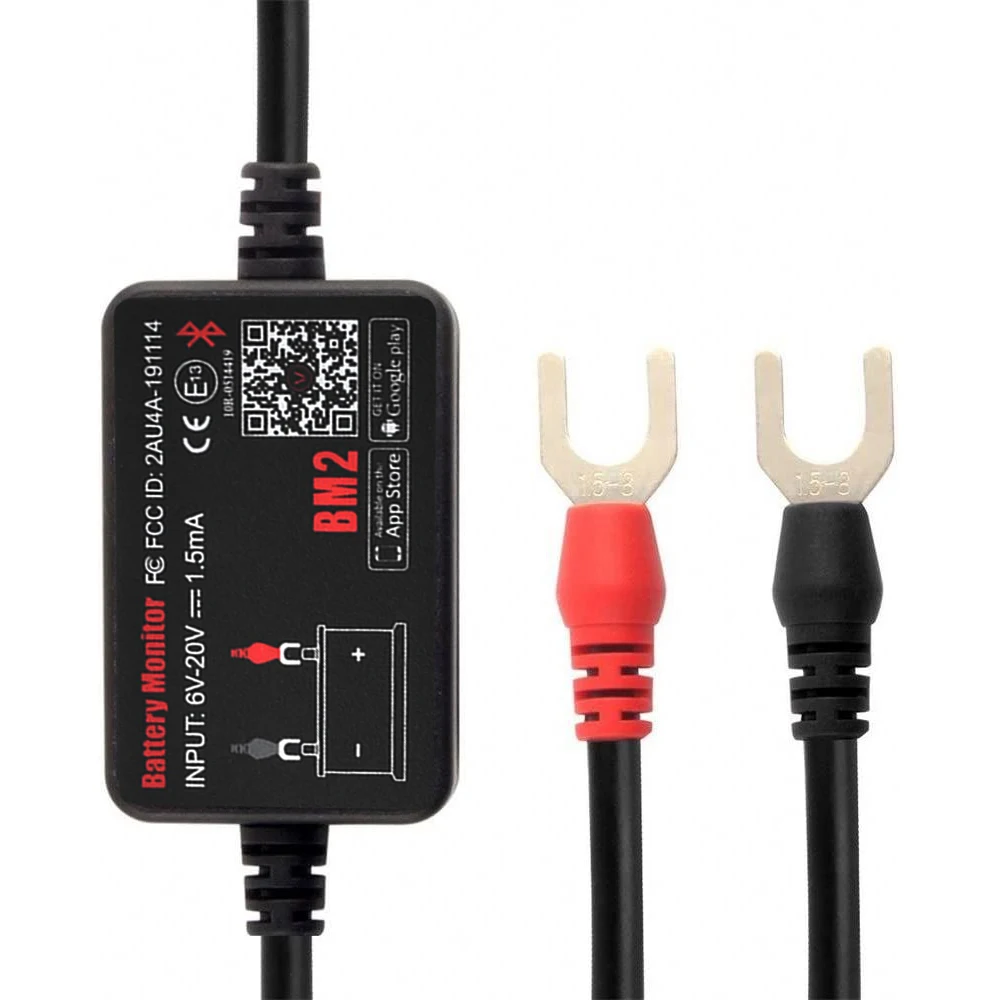 12V BM2 Батарейный монитор Bluetooth автомобильный тестер Цифровой анализатор зарядки и пуска Тест напряжения для Android IOS Phone on