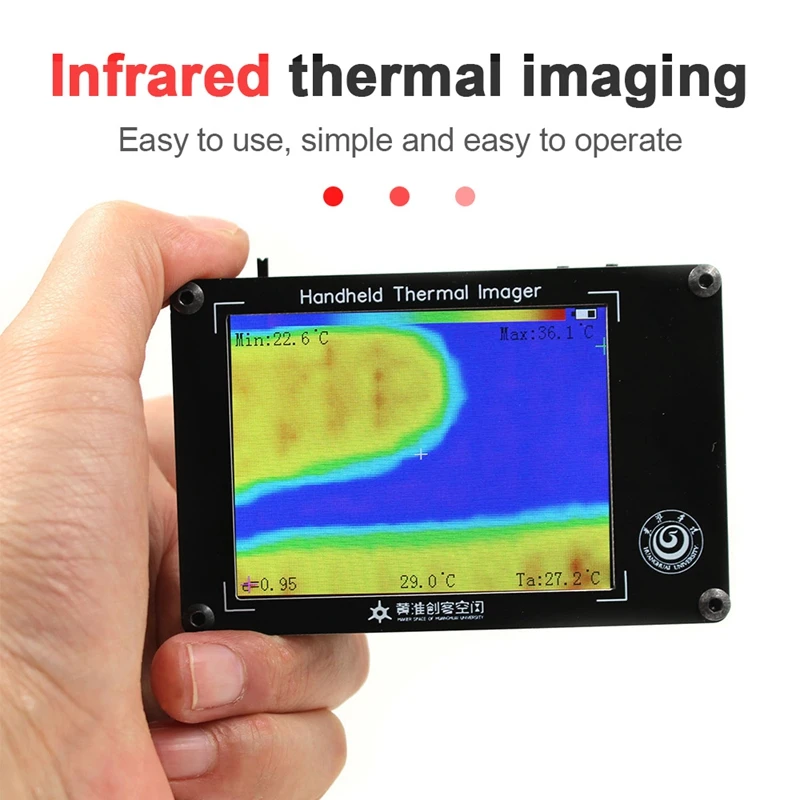 Цифровой Инфракрасный Тепловизор MLX90640 ЖК-дисплей 3 4 дюйма ручные инфракрасные