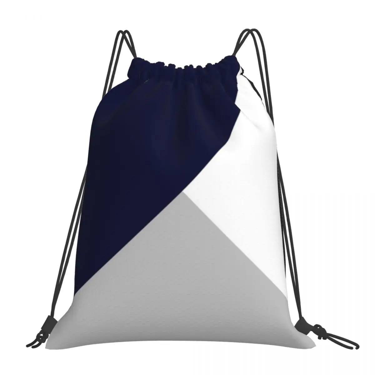

Триколор, темно-синий, серебристый, серый и белый рюкзак, Модные Портативные Сумки на шнурке, сумка на шнурке с карманами, сумки для книг
