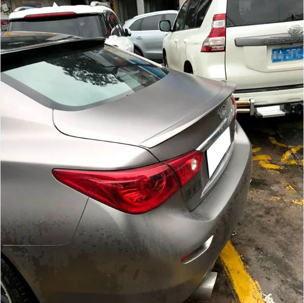 Спойлер для Infiniti Q50 Q50S материал ABS заднее крыло автомобиля цвет грунтовки задний