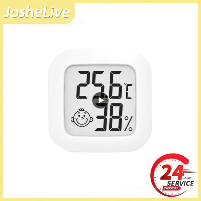 

Humidity Gauge Meter Mini Upgrade Lcd Digital Room Thermometer Room Smiley Lcd Digital Indoor Room Thermometer Hygrometer Indoor