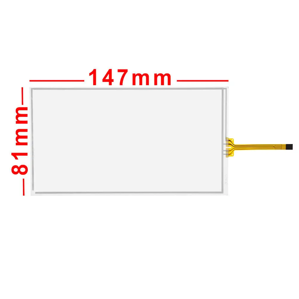 

6.1 inch for LA061WV1-TD01 Resistive Touch Screen Glass Panel 147*81mm