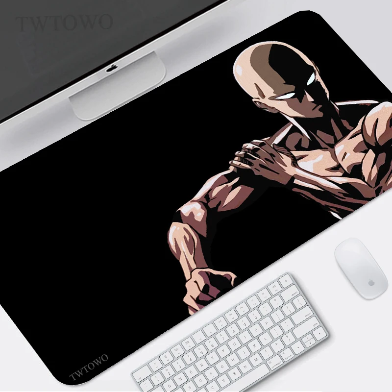 

Коврик для мыши с аниме One Punch для мужчин, геймерский коврик для мыши XL для домашнего компьютера, HD Коврик для мыши XXL, Противоскользящий коври...