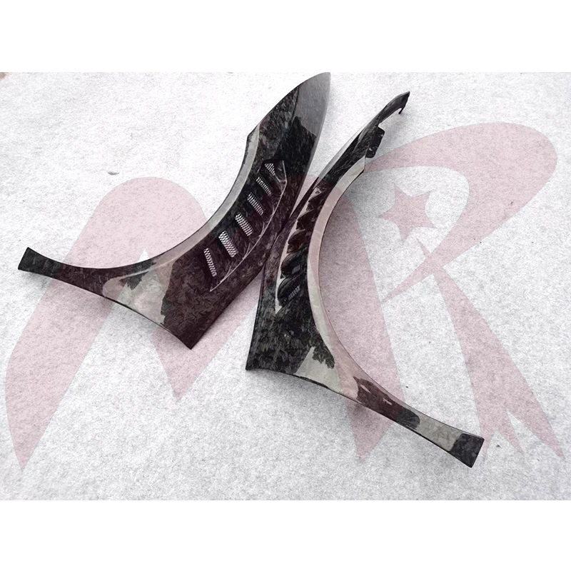 Высококачественный карбоновый передний бампер в стиле V задний крыло капот для