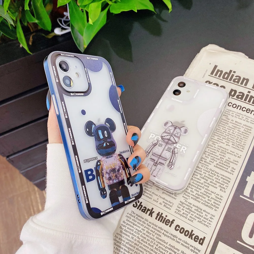 

Cartoon Frosted TPU two in one Soft Shell For iphone XS X XR XSMAX 7 8 Plus 11 12 13 Pro Max Cases Cover