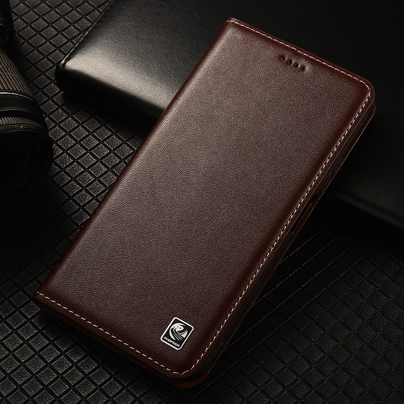 Чехол для телефона из натуральной кожи Realme 5 6 7 8 9 10 11 Pro Plus X XT X2 X3