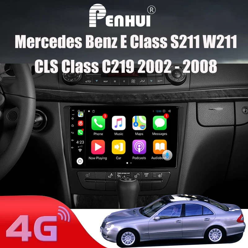 Автомобильный DVD-плеер для Mercedes Benz E Class W211 CLS 2002- 2008 Android автомобильное радио