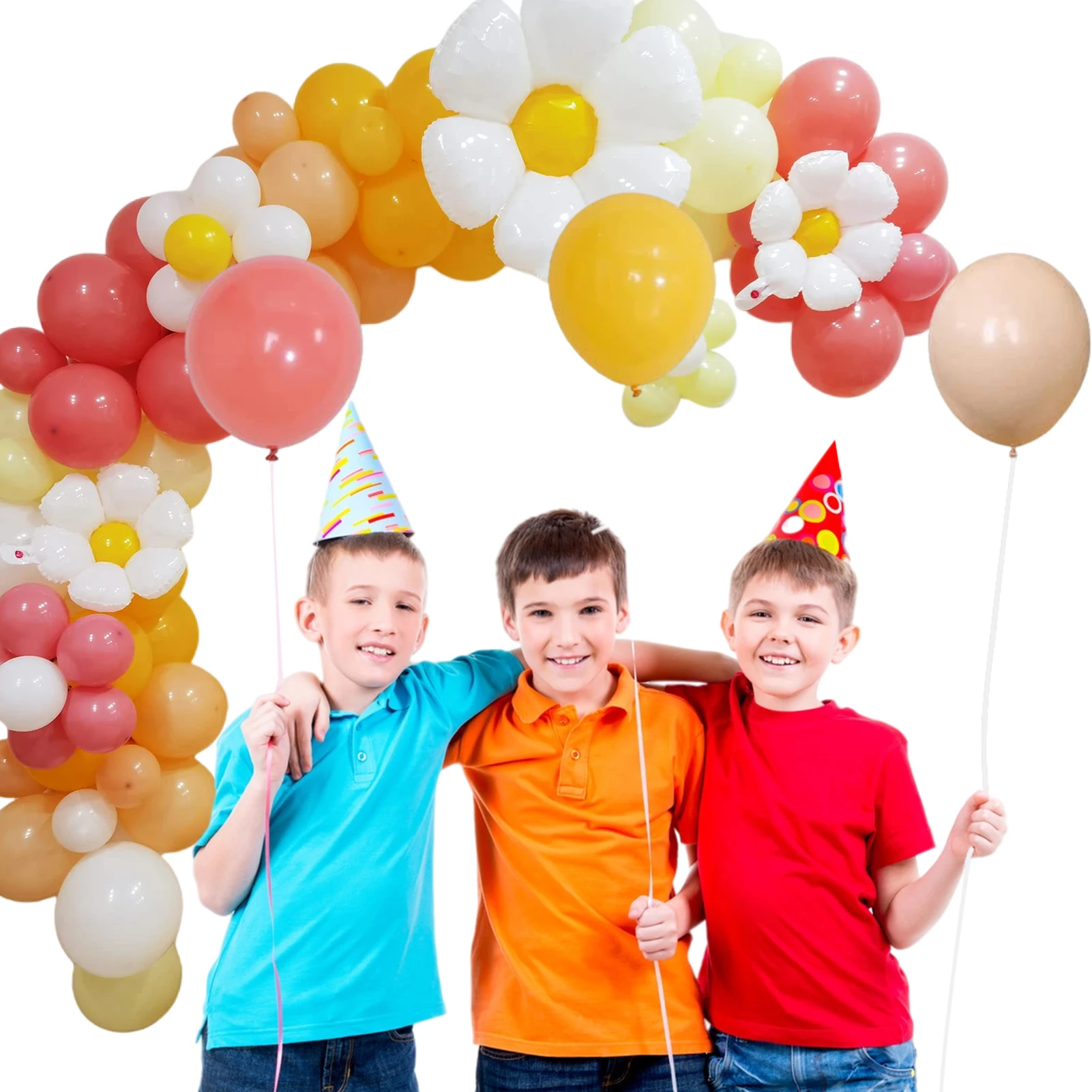 

Набор украшений для вечерние «маргаритки», украшения для вечерние в стиле бохо, баннер на день рождения, гирлянда, цветок маргаритки, шары, у...