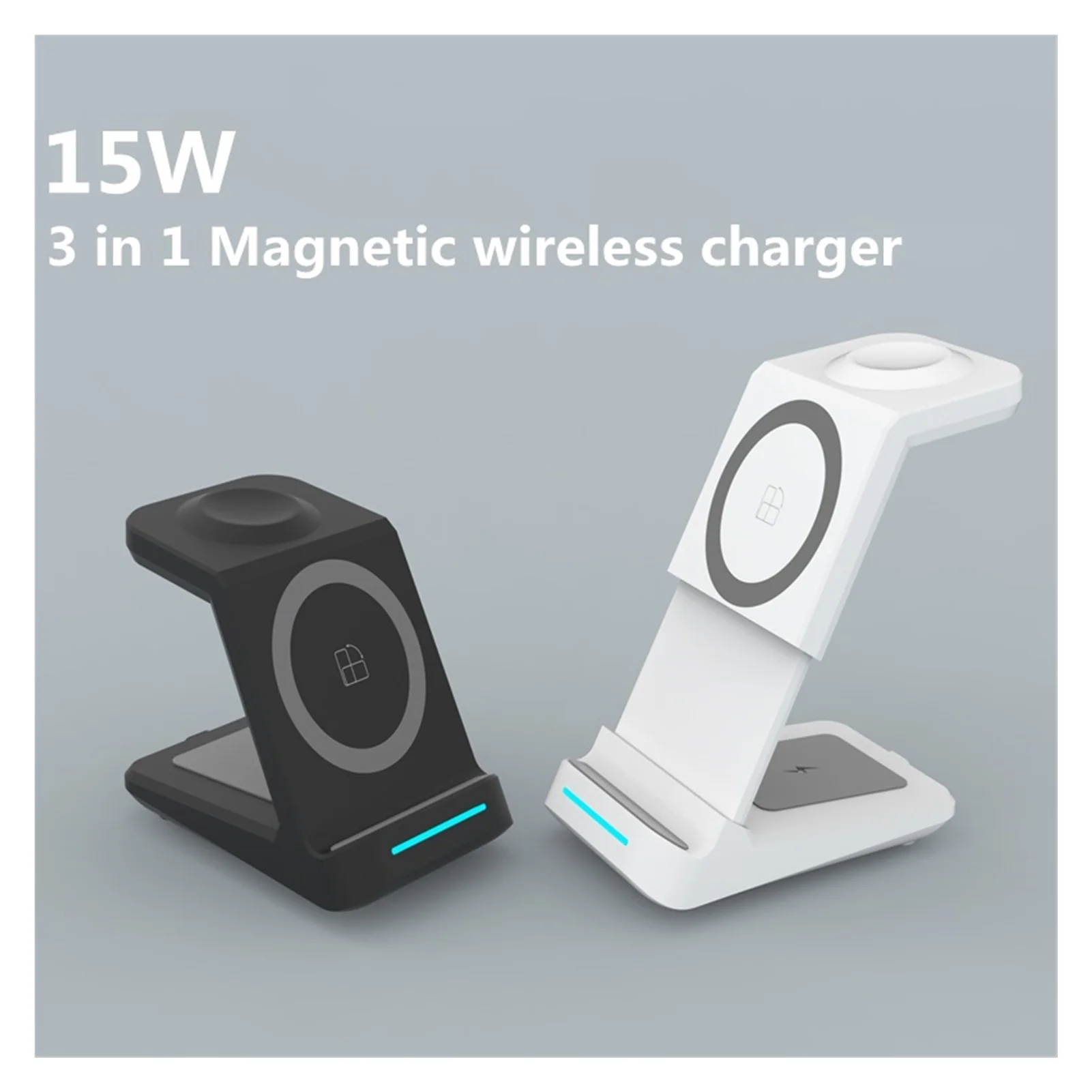 

NEW 3 In 1 Qi Wireless Charger Fast Charging Holder For IPhone 13 12 Pro Max 11 Xs 8 Samsung For Apple Watch 7 6 Charger